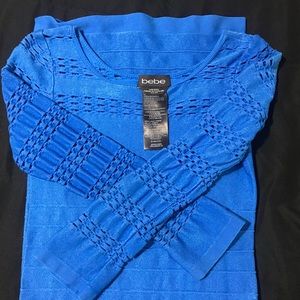 Bebe Blue stretchy Dress